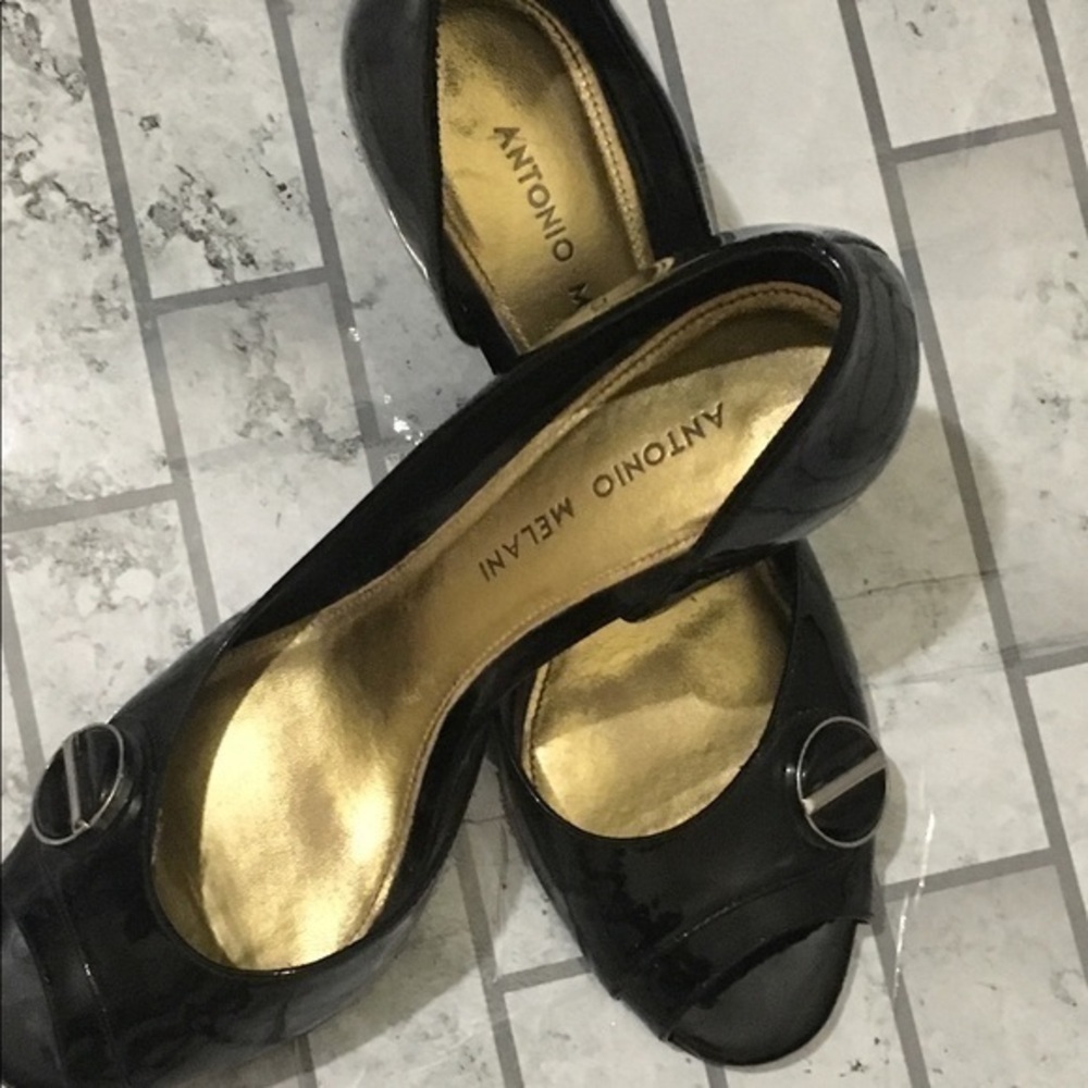 Antonio Melani Open Toe  Shoes Heels Size 7 1/2 M